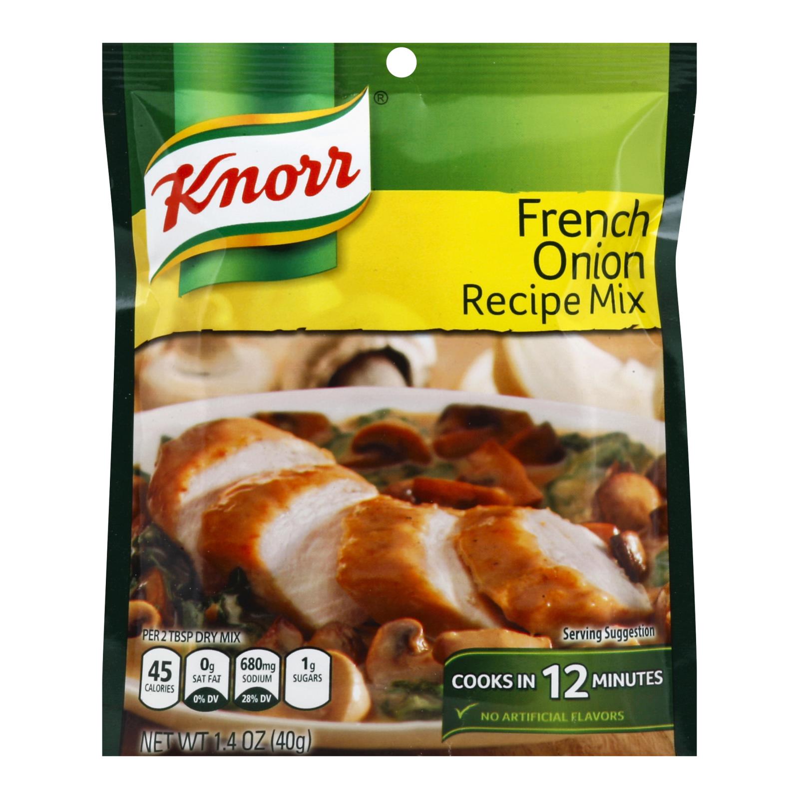 Knorr Recipe Mixes - French Onion - Case Of 12 - 1.4 Oz. - GreatEagleInc