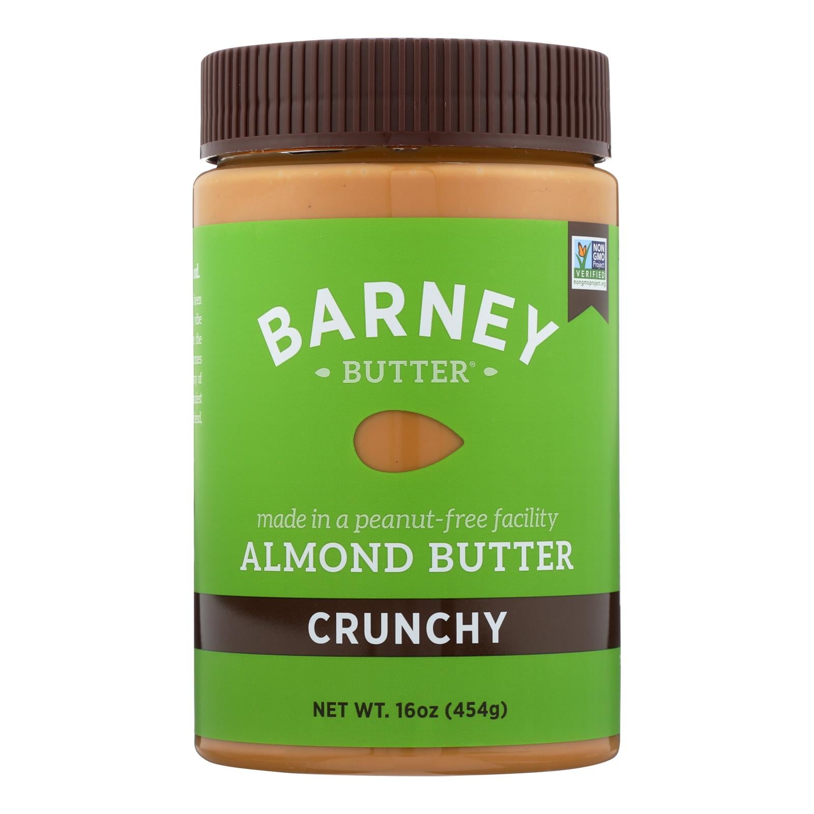 Barney Butter - Almond Butter - Crunchy - Case Of 6 - 16 Oz. - GreatEagleInc