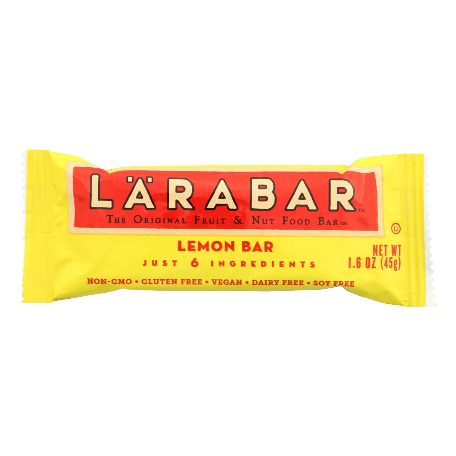 Larabar Fruit And Nut Bar - Lemon - Case Of 16 - 1.6 Oz - GreatEagleInc