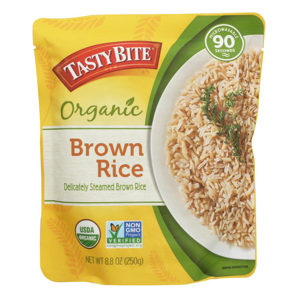 Tasty Bite - Rice Brown - Case Of 12 - 8.8 Oz - GreatEagleInc
