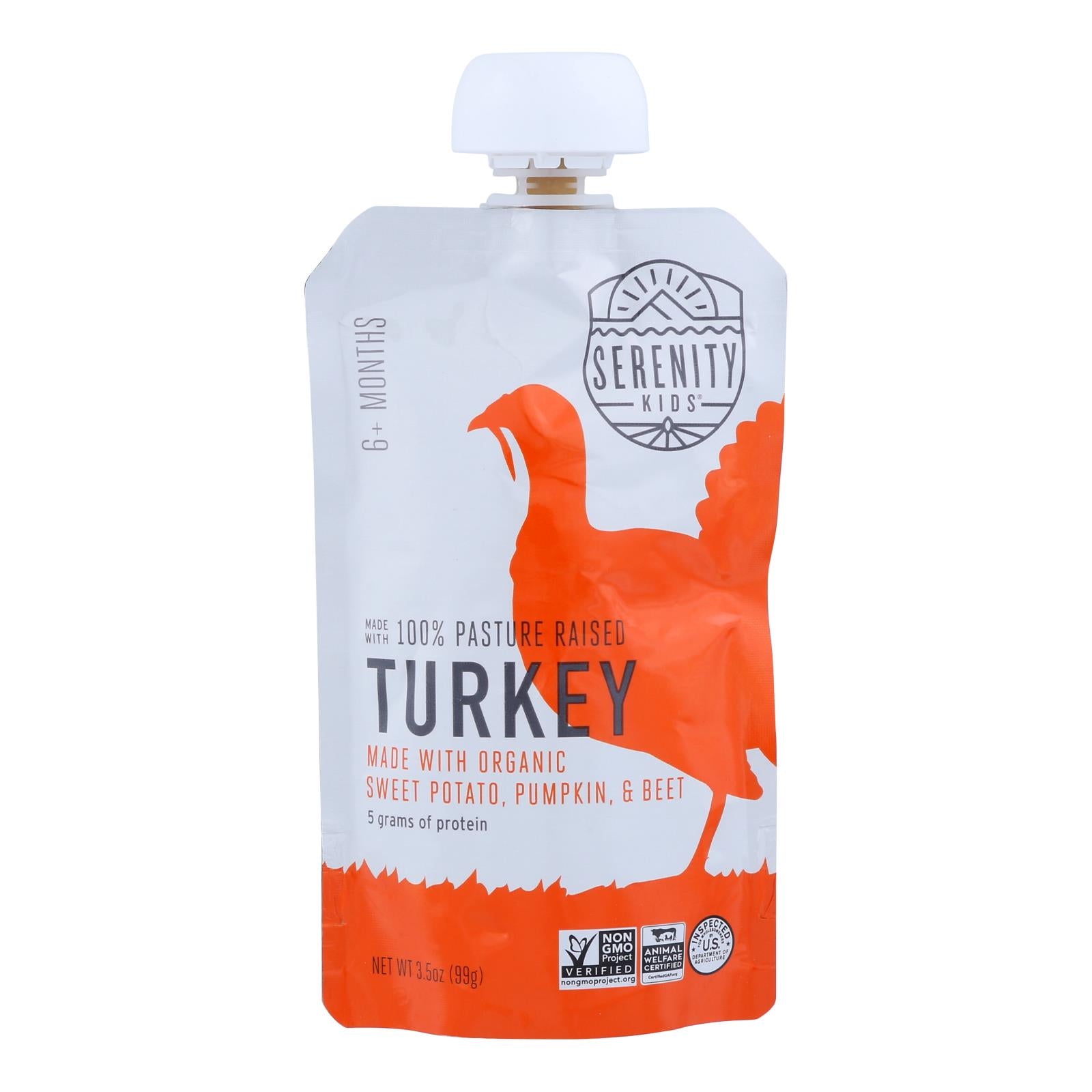 Serenity Kids Llc - Poch Turkey S Pot Pu Bt - Case Of 6-3.5 Oz - GreatEagleInc