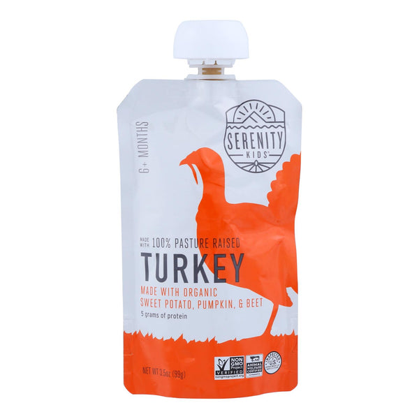 Serenity Kids Llc - Poch Turkey S Pot Pu Bt - Case Of 6-3.5 Oz - GreatEagleInc