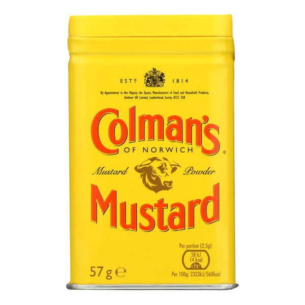 Colmans Dry Mustard Powder - 2 Oz - Case Of 12 - Eco-Friendly Home & Grocery