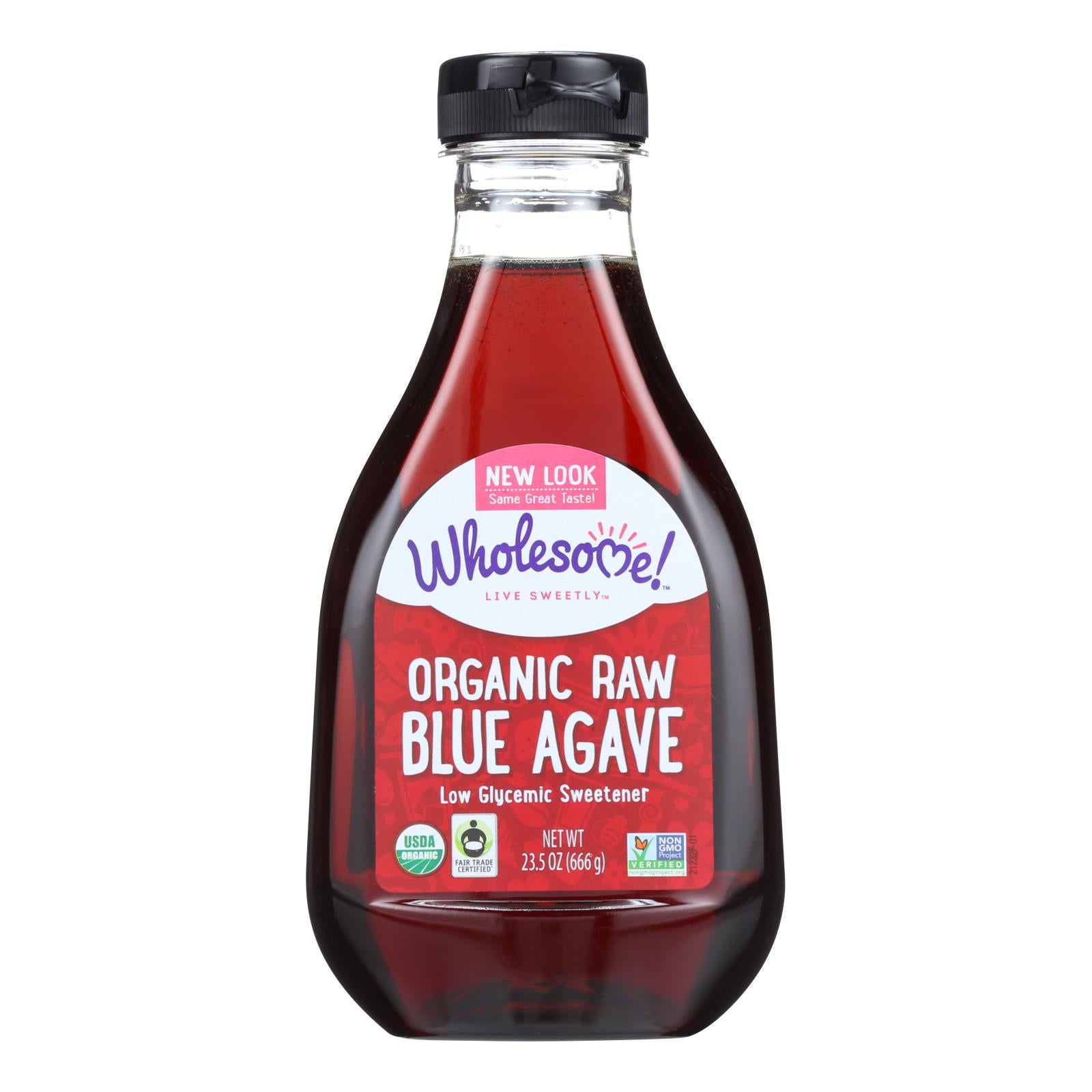 Wholesome Sweeteners Organic Raw Blue Agave - Case Of 6 - 23.5 Oz. - GreatEagleInc