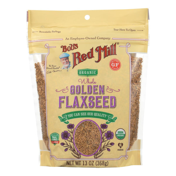 Bob's Red Mill - Flaxseeds Golden - Case Of 4-13 Oz - GreatEagleInc
