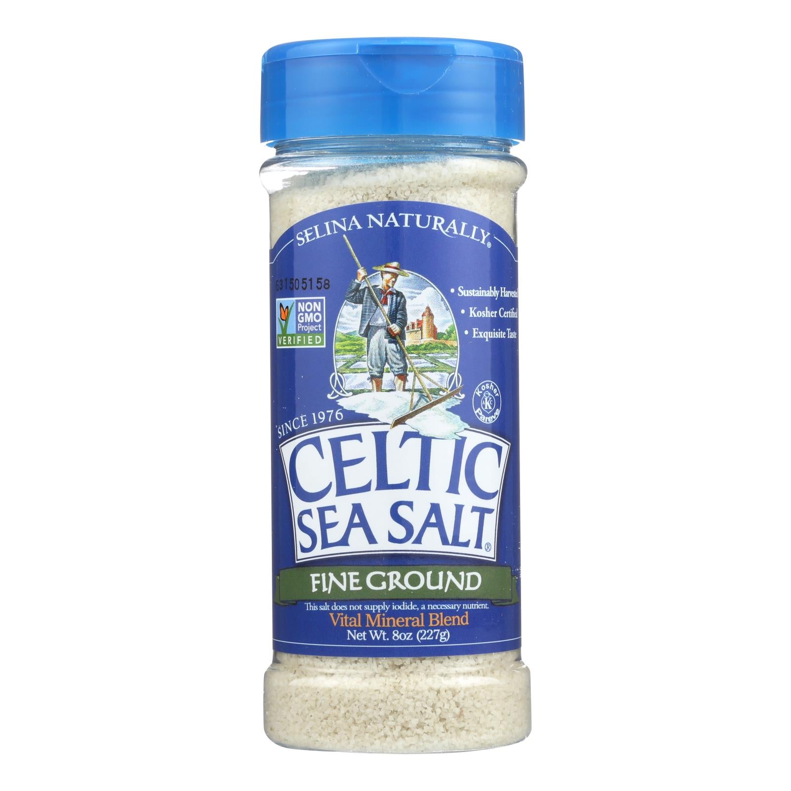 Celtic Sea Salt Shaker - Fine Ground - Case Of 6 - 8 Oz Default Title