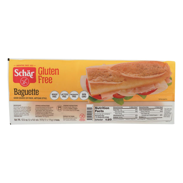 Schar Baguettes Gluten Free - Case Of 6 - 12.3 Oz. - GreatEagleInc