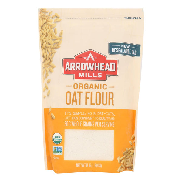 Arrowhead Mills - Organic Oat Flour - Case Of 6 - 16 Oz. - Eco-Friendly Home & Grocery