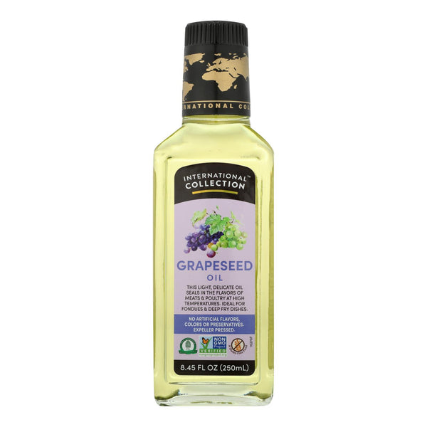International Collection Grapeseed Oil - Case Of 6 - 8.45 Fl Oz. - GreatEagleInc