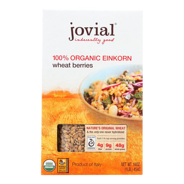 Jovial - Wheat Berries - Organic - Einkorn - 16 Oz - Case Of 12 - GreatEagleInc