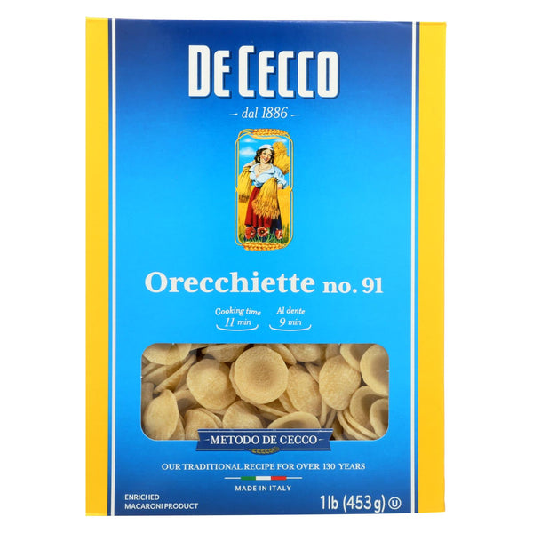 De Cecco Pasta - Pasta - Orecchiette - Case Of 12 - 16 Oz - Eco-Friendly Home & Grocery