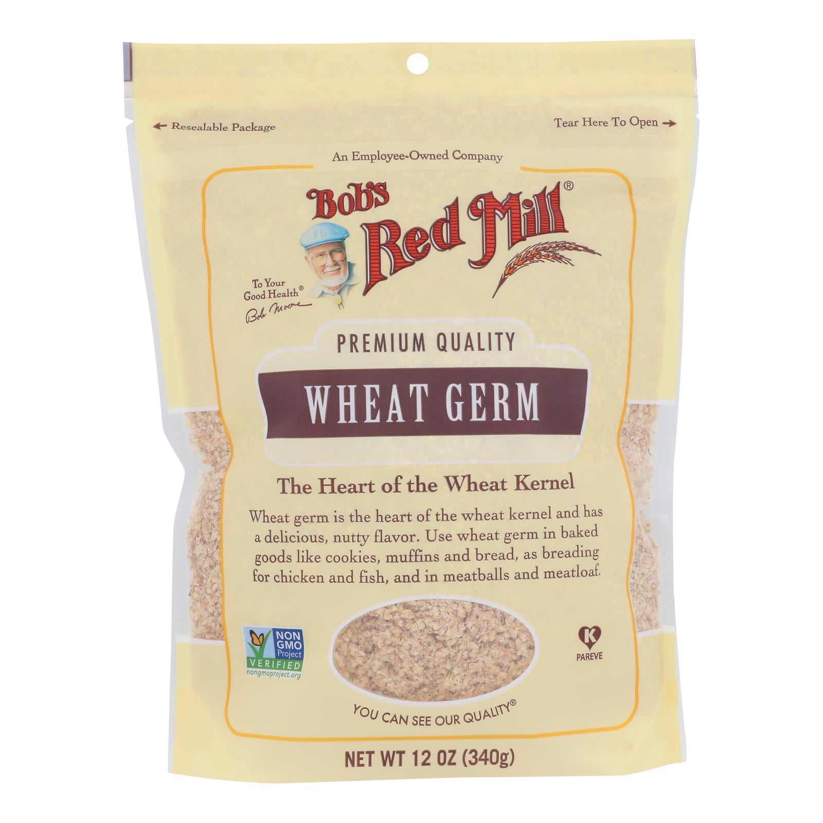 Bob's Red Mill - Cereal Wheat Germ - Case Of 4-12 Oz - GreatEagleInc