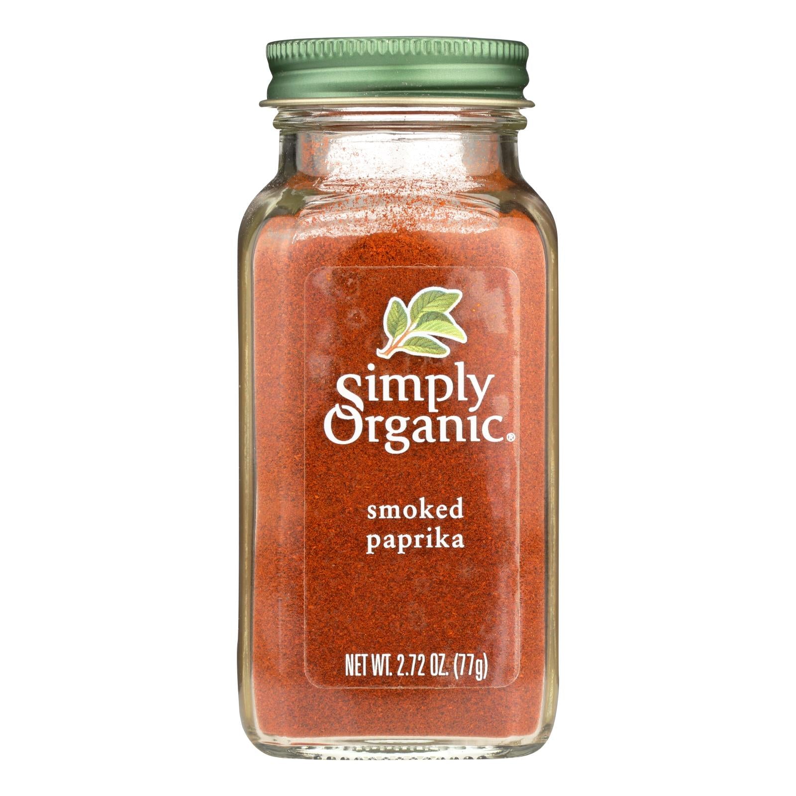Simply Organic Smoked Paprika - Case Of 6 - 2.72 Oz. - Eco-Friendly Home & Grocery