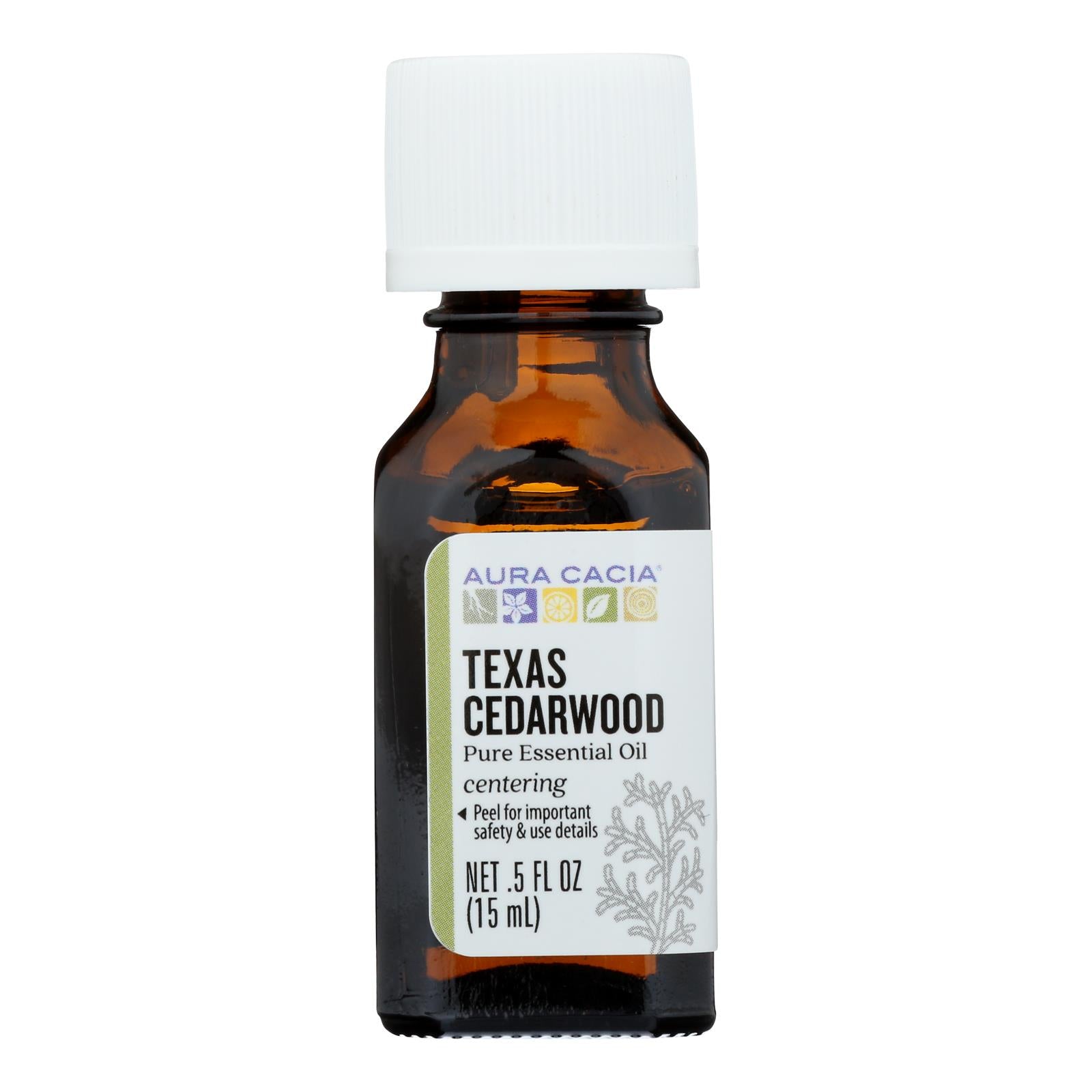 Aura Cacia - Essential Oil - Cedarwood Texas - .5 Oz - GreatEagleInc