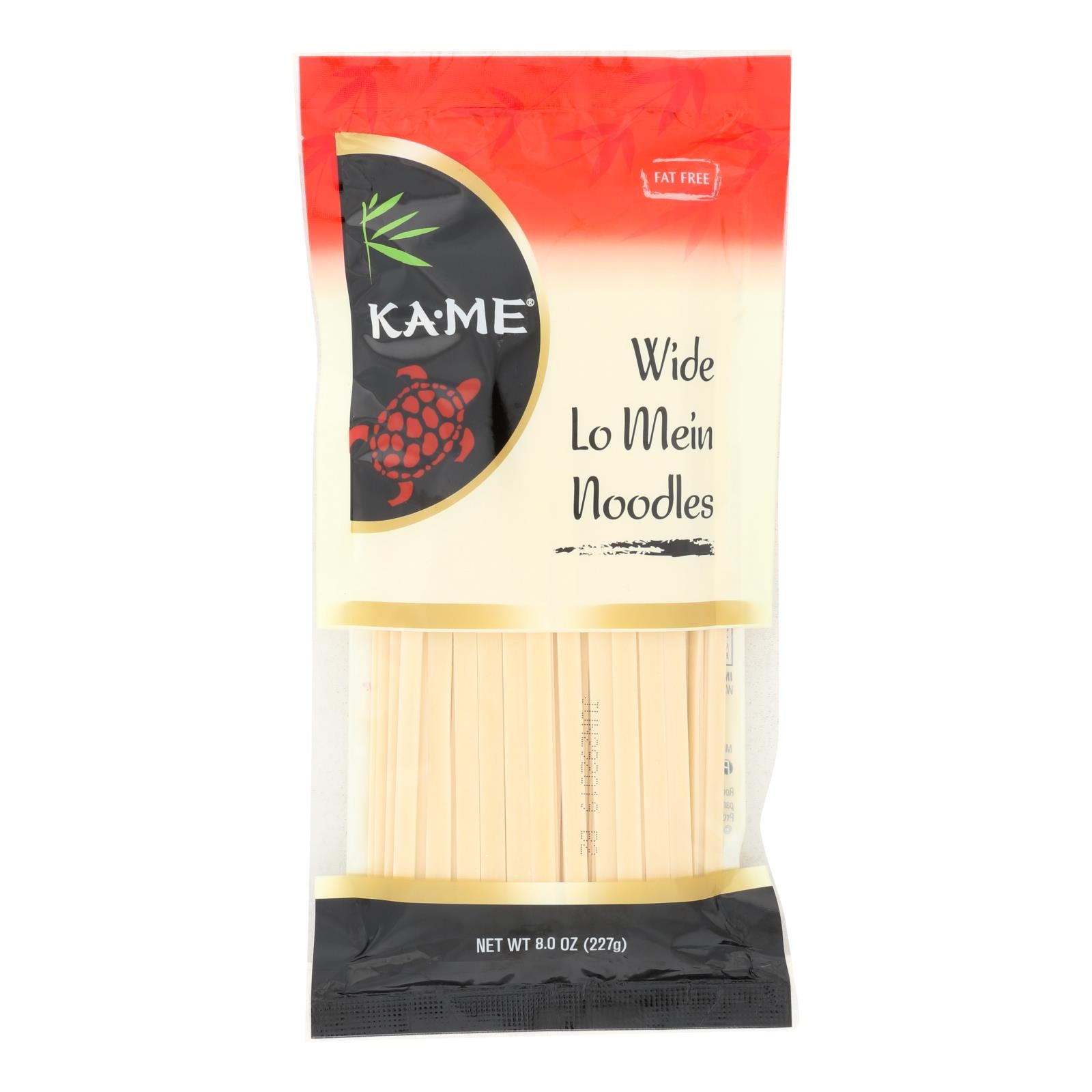 Ka'me Wide Lo Mein Noodles - Case Of 12 - 8 Oz. - Eco-Friendly Home & Grocery