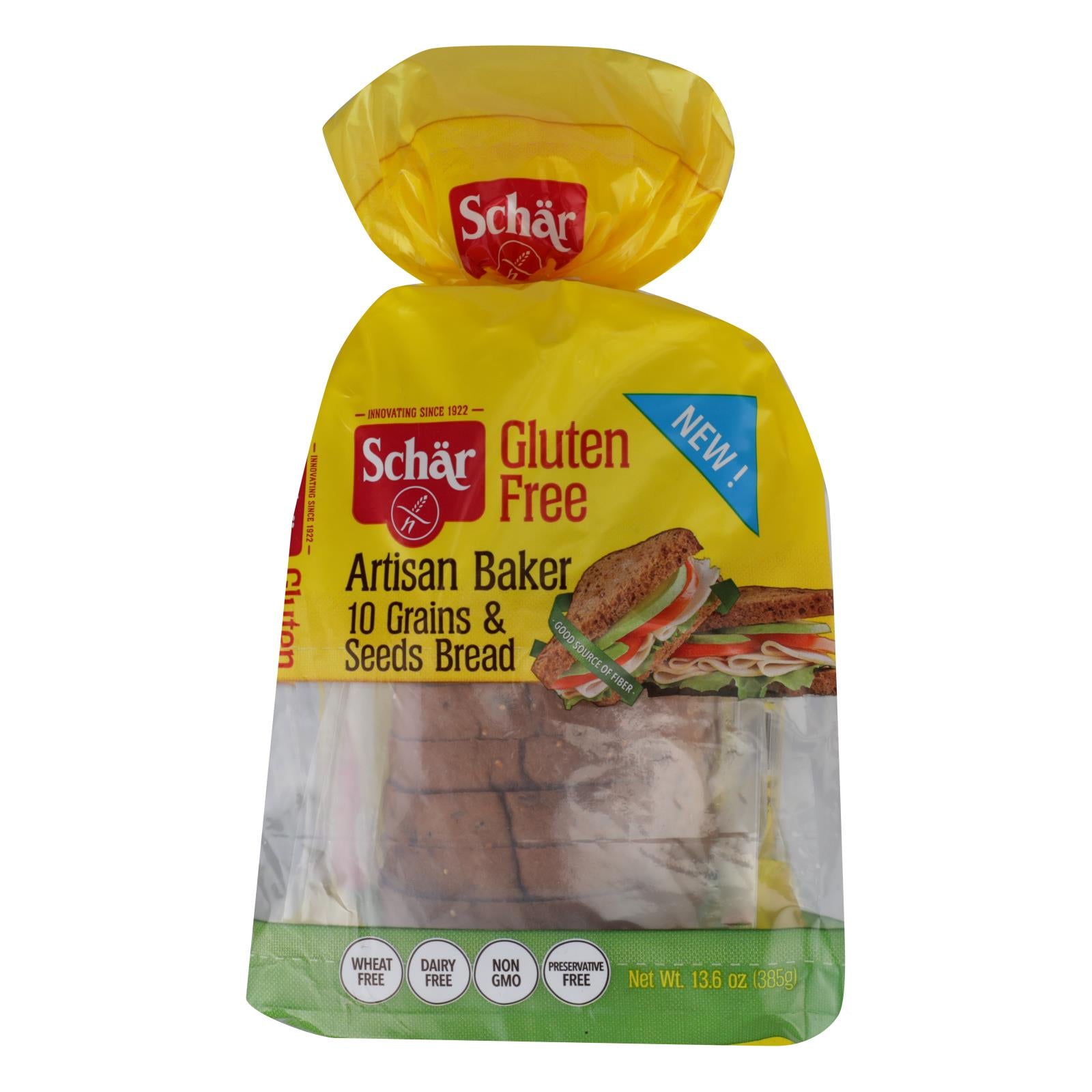 Schar - Bread Artsn Bkr 10grn&sds - Case Of 8-14.1 Oz - GreatEagleInc