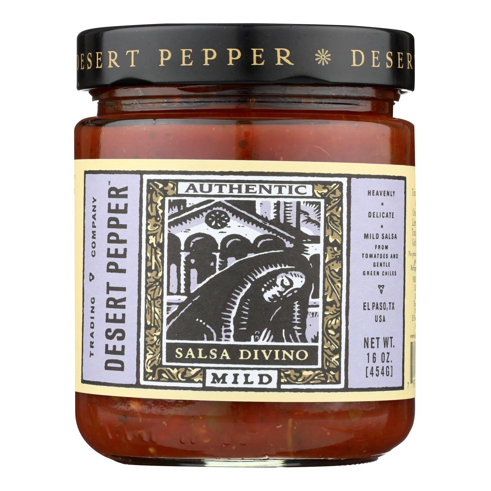Desert Pepper Trading - Mild Divino Salsa - Case Of 6 - 16 Oz. - GreatEagleInc