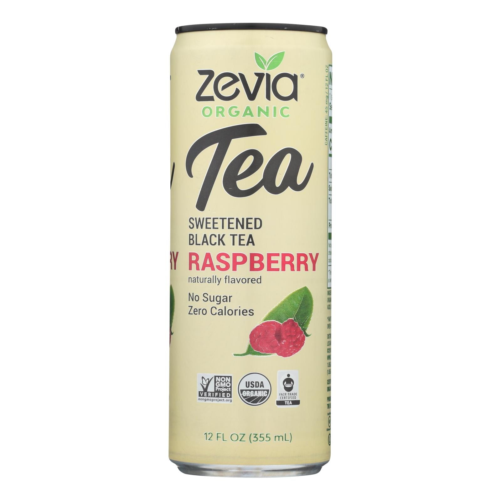 Zevia - Tea Black Raspberry - Case Of 12 - 12 Fz - GreatEagleInc