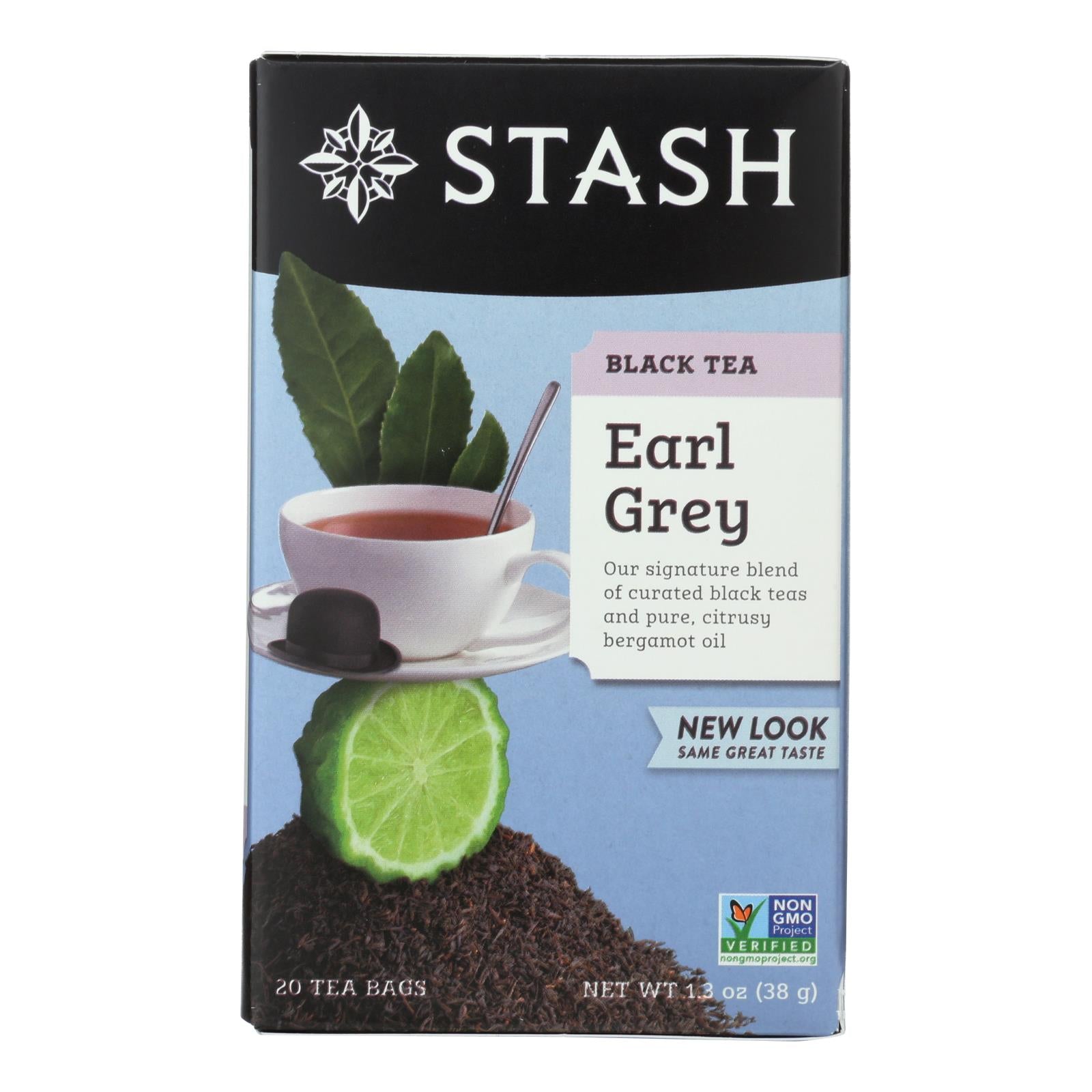 Stash Tea Earl Grey - 20 Tea Bags - Case Of 6 - GreatEagleInc