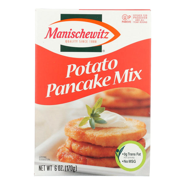 Manischewitz - Potato Pancake Mix - Case Of 12 - 6 Oz. - GreatEagleInc