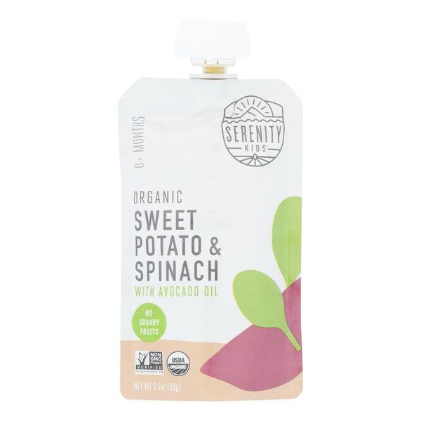 Serenity Kids Llc - Pouch Sweet Pot Spinach - Case Of 6 - 3.5 Oz - GreatEagleInc