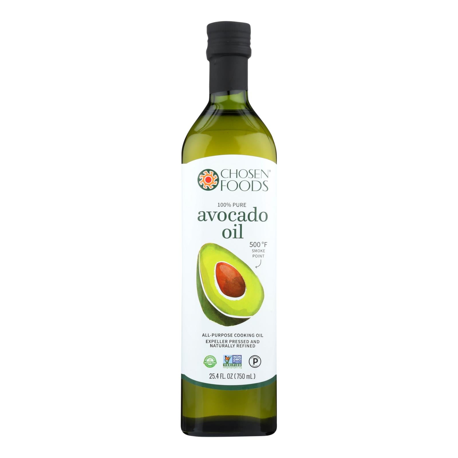 Chosen Foods 100% Pure Avocado Oil - Case Of 6 - 25.4 Fz - GreatEagleInc