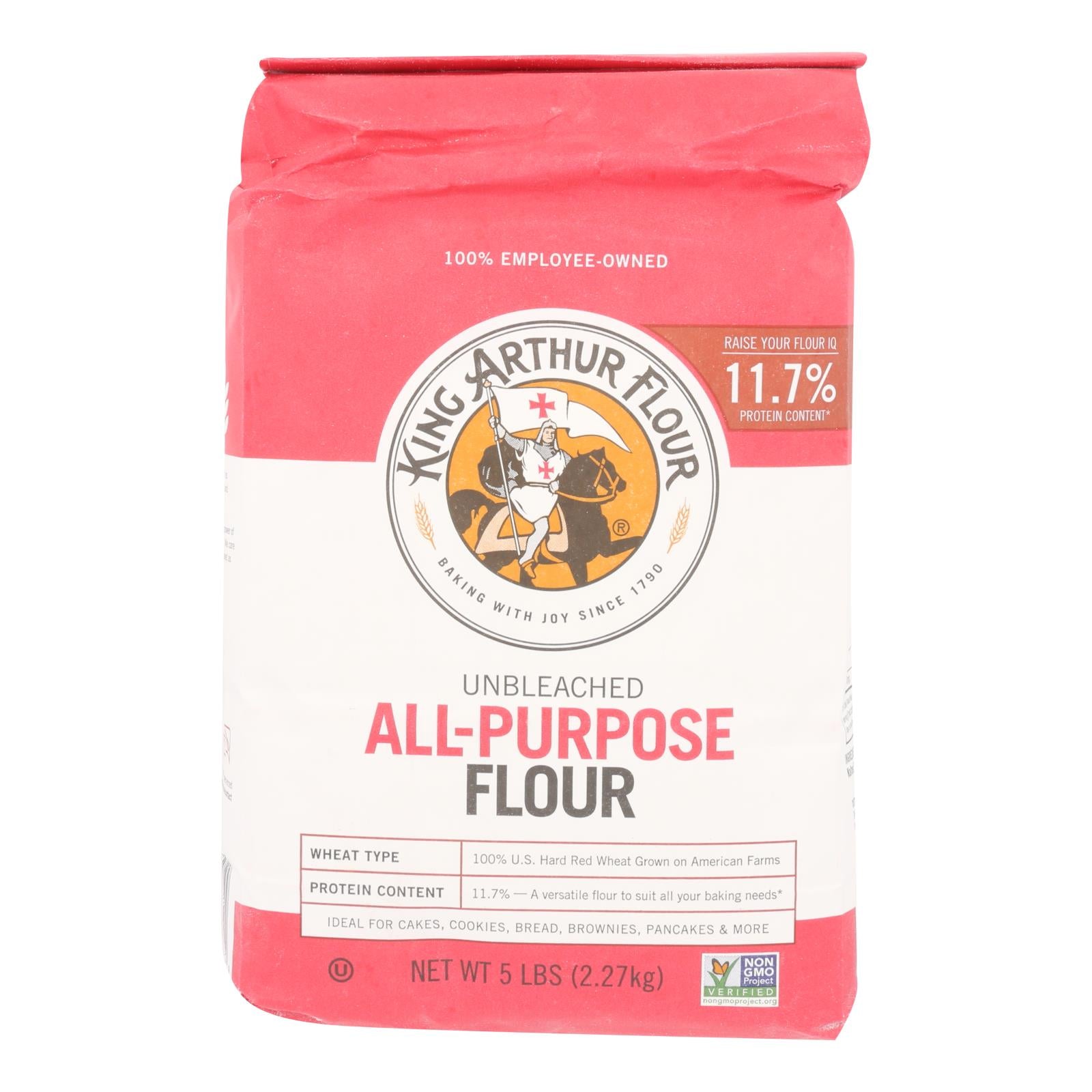 King Arthur Unbleached Flour - Case Of 8 - 5 - Eco-Friendly Home & Grocery