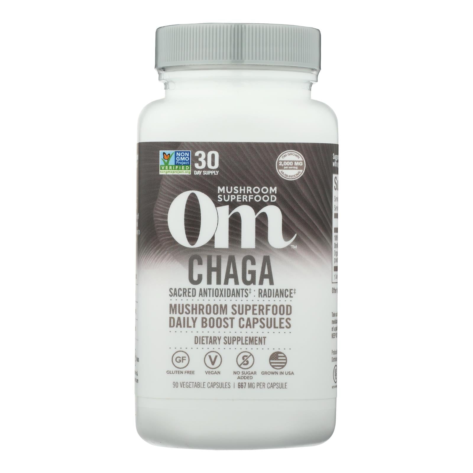Organic Mushroom Nutrition - Mush Sprfd Chaga - 1 Each - 90 Ct - GreatEagleInc