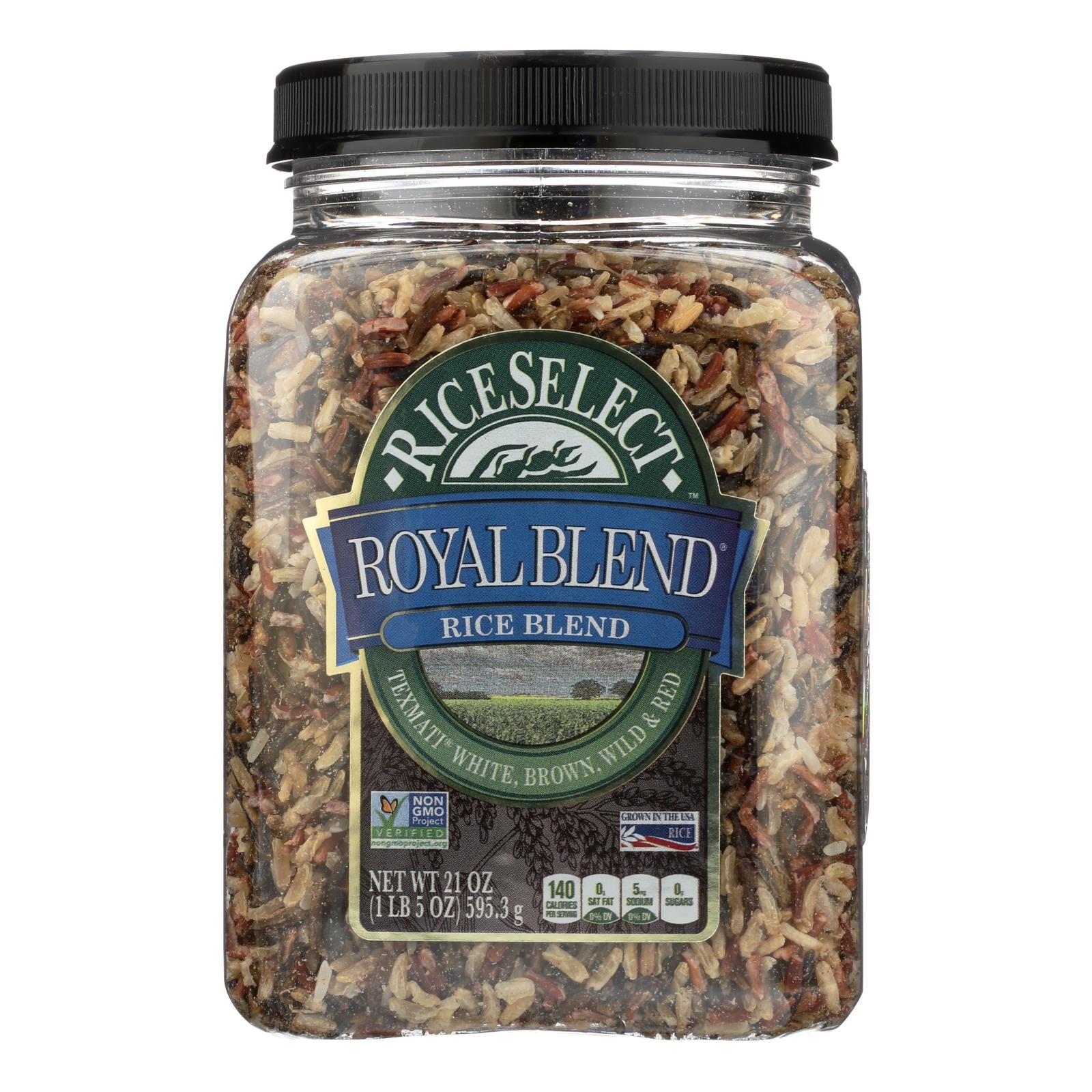 Rice Select Royal Blend - White Brown And Red - Case Of 4 - 21 Oz. - Eco-Friendly Home & Grocery