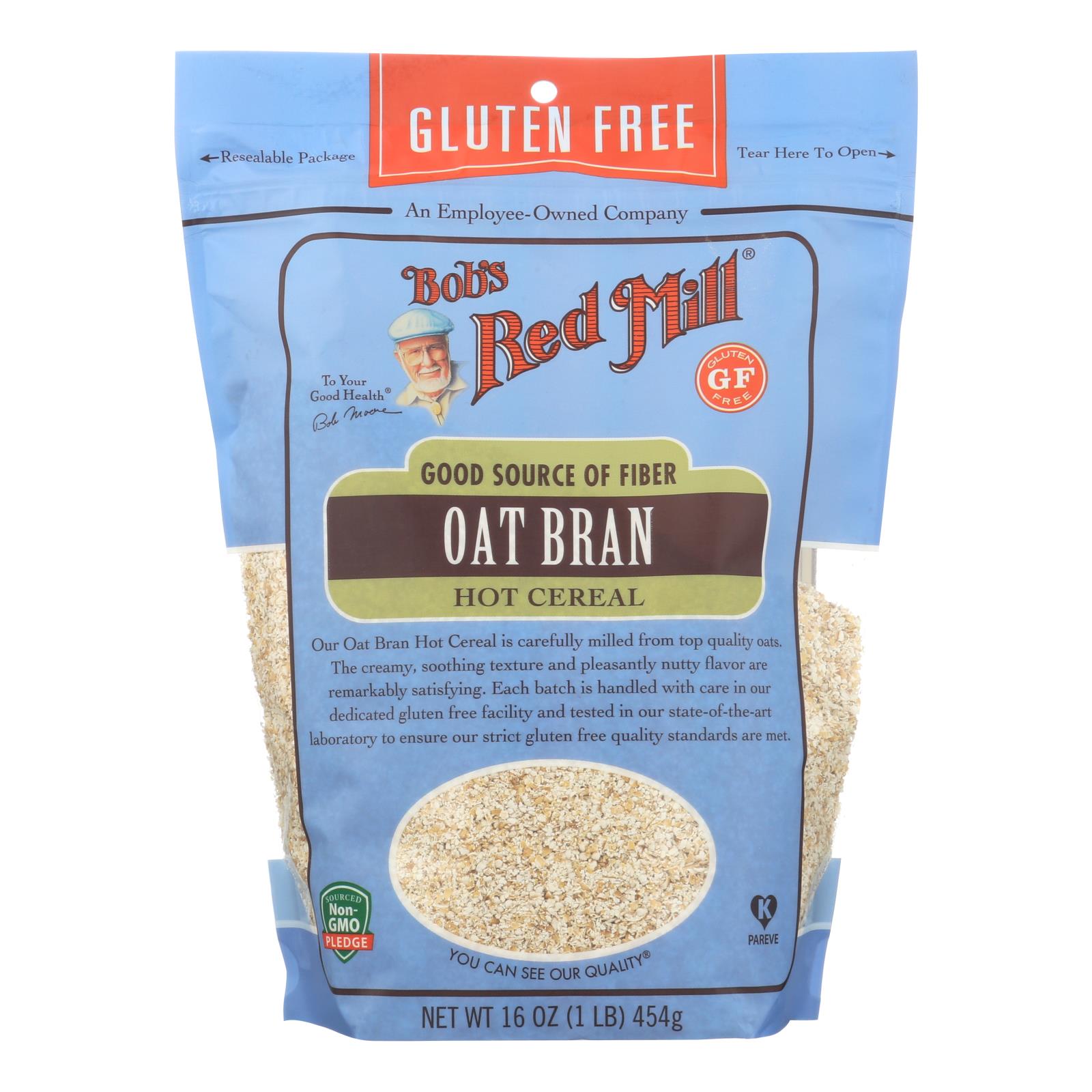 Bob's Red Mill - Oat Bran - Gluten Free - Case Of 4-16 Oz. - GreatEagleInc