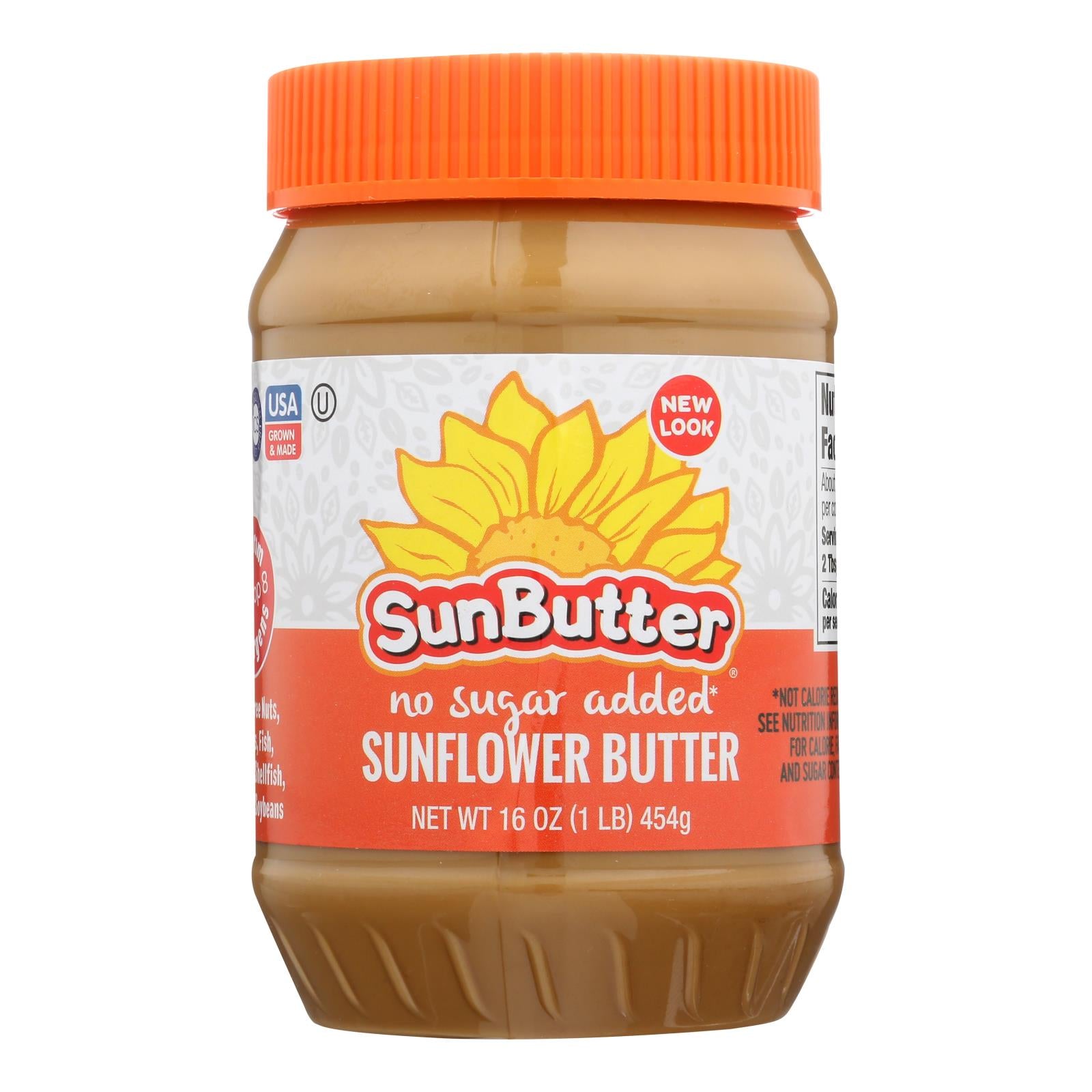 Sunbutter Sunflower Butter - No Sugar Added - Case Of 6 - 16 Oz. - Eco-Friendly Home & Grocery