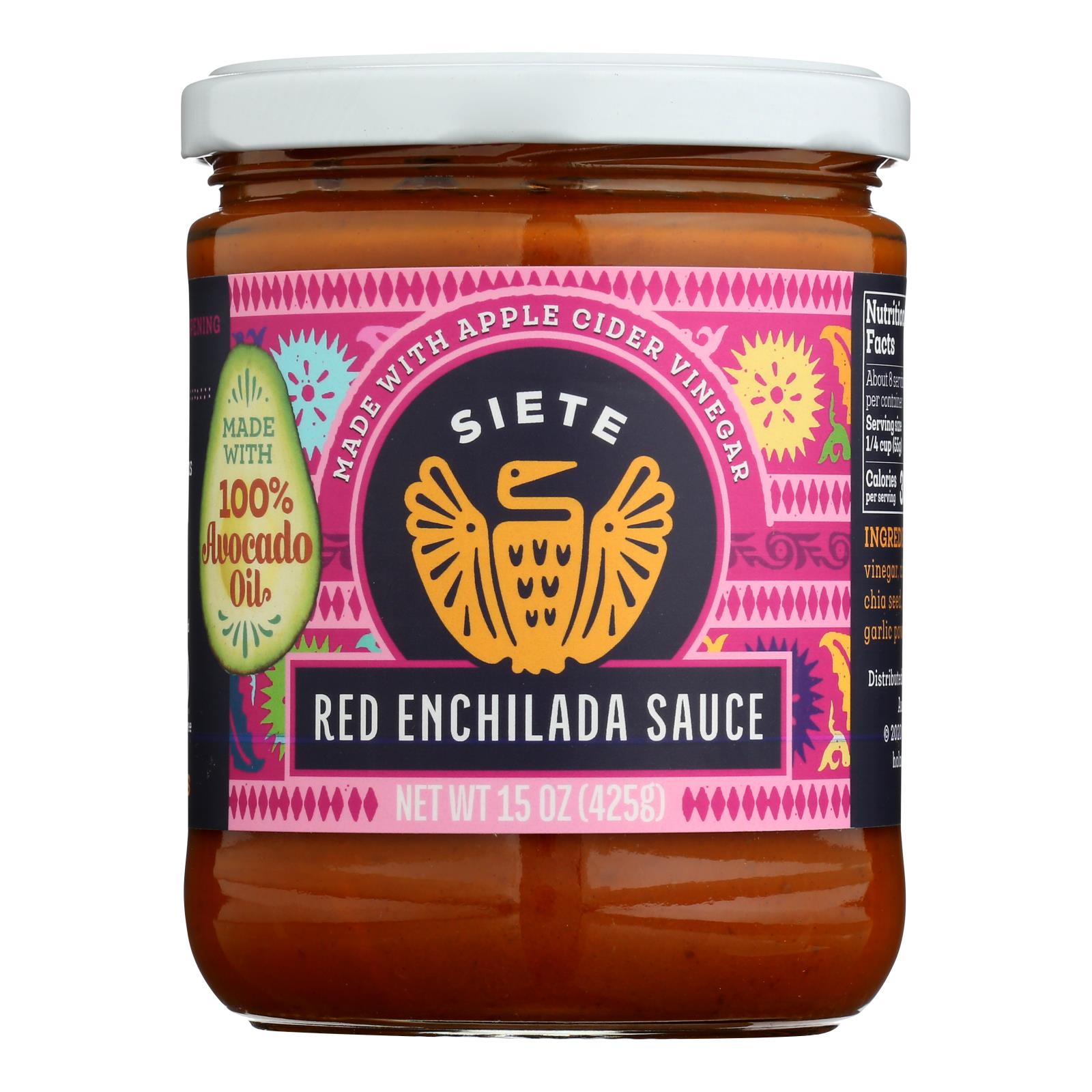 Siete - Sauce Red Enchilada - Case Of 6-16 Oz - GreatEagleInc