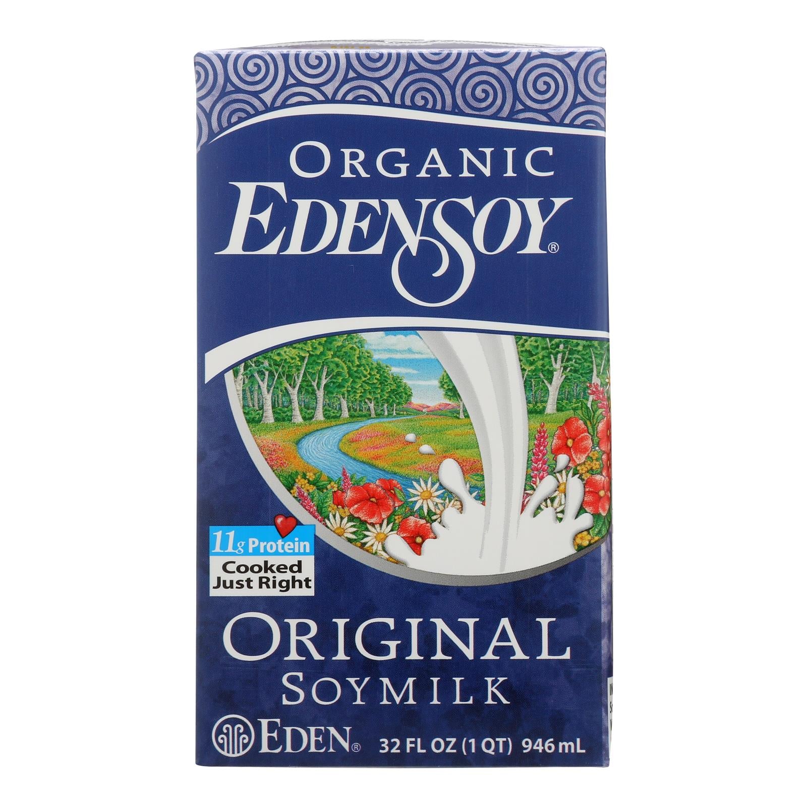 Eden Foods Eden Soy Organic Original Soymilk - Case Of 12 - 32 Fl Oz. - GreatEagleInc