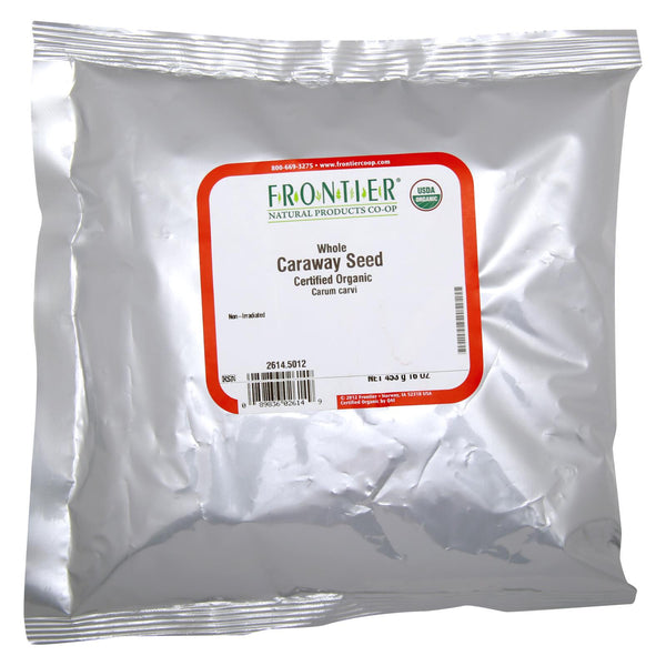 Frontier Herb Caraway Seed Organic Whole - Single Bulk Item - 1lb - Eco-Friendly Home & Grocery