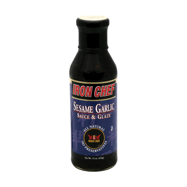 Iron Chef Sauce And Glaze - Sesame Garlic - Case Of 6 - 15 Oz. - GreatEagleInc
