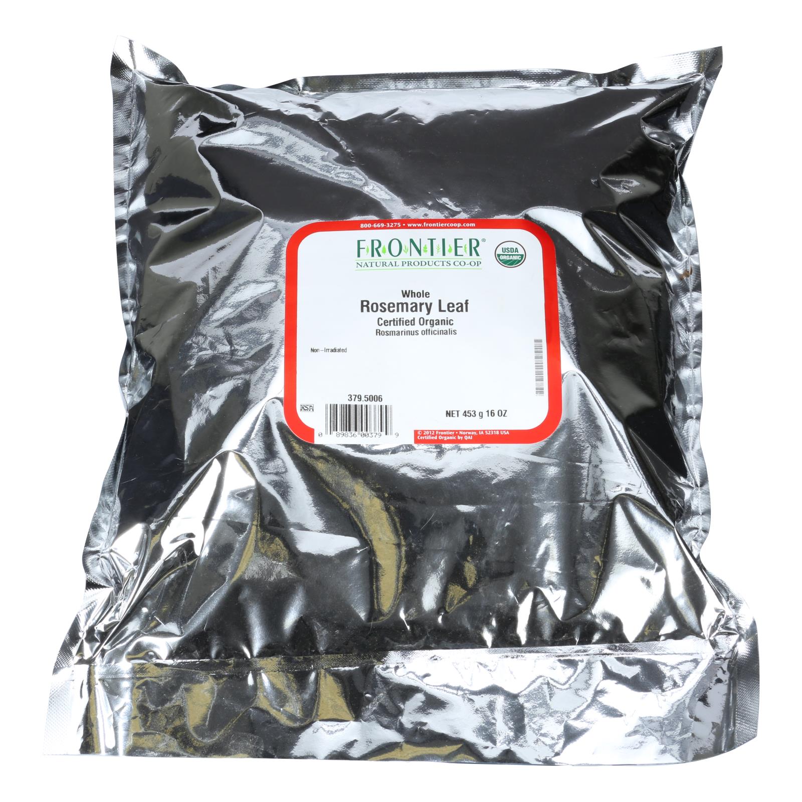 Frontier Herb Rosemary Leaf Whole Organic - Single Bulk Item - 1lb - Eco-Friendly Home & Grocery