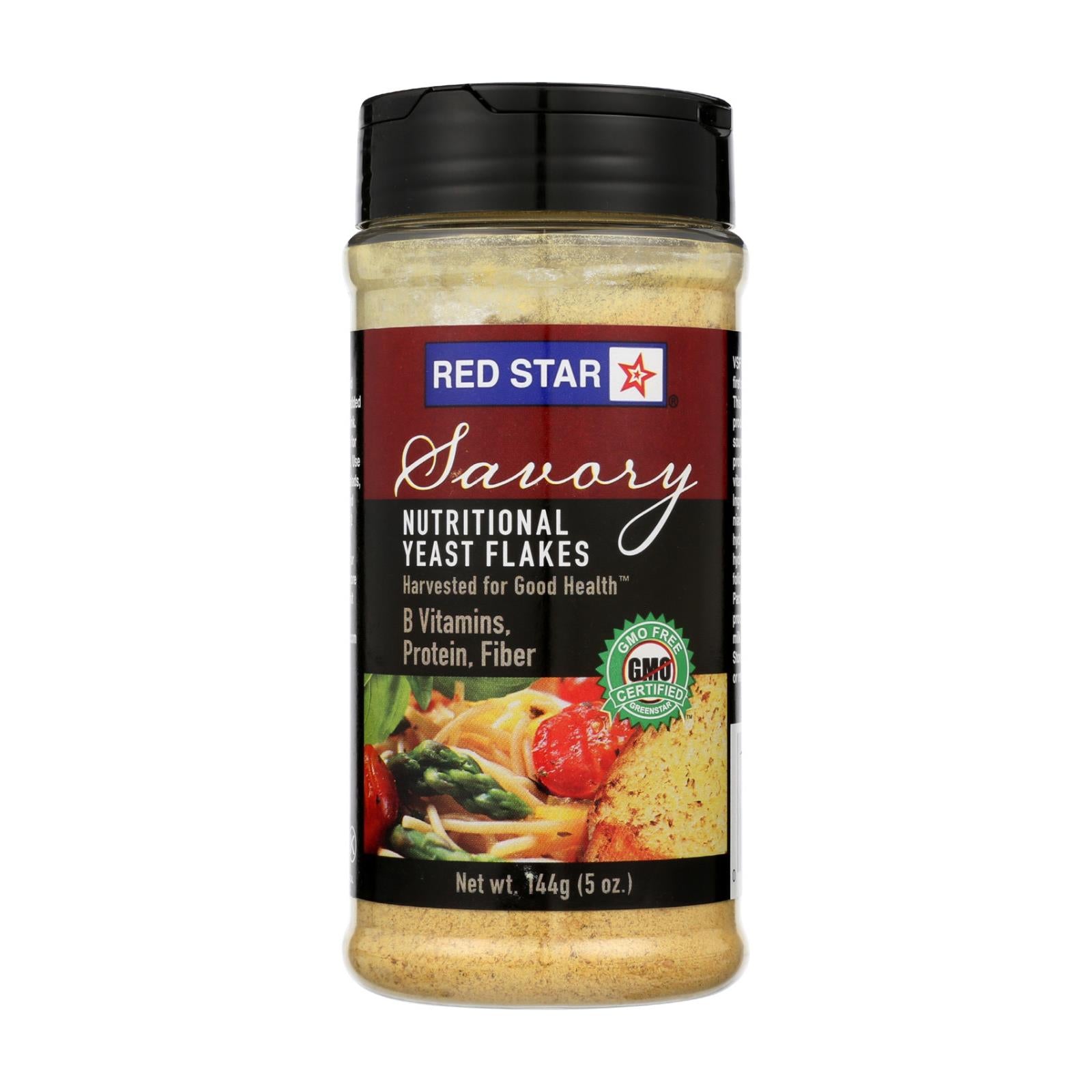 Red Star Nutritional Yeast Vegetarian Support Formula - Yeast Flakes - Mini - Case Of 6 - 5 Oz. - GreatEagleInc