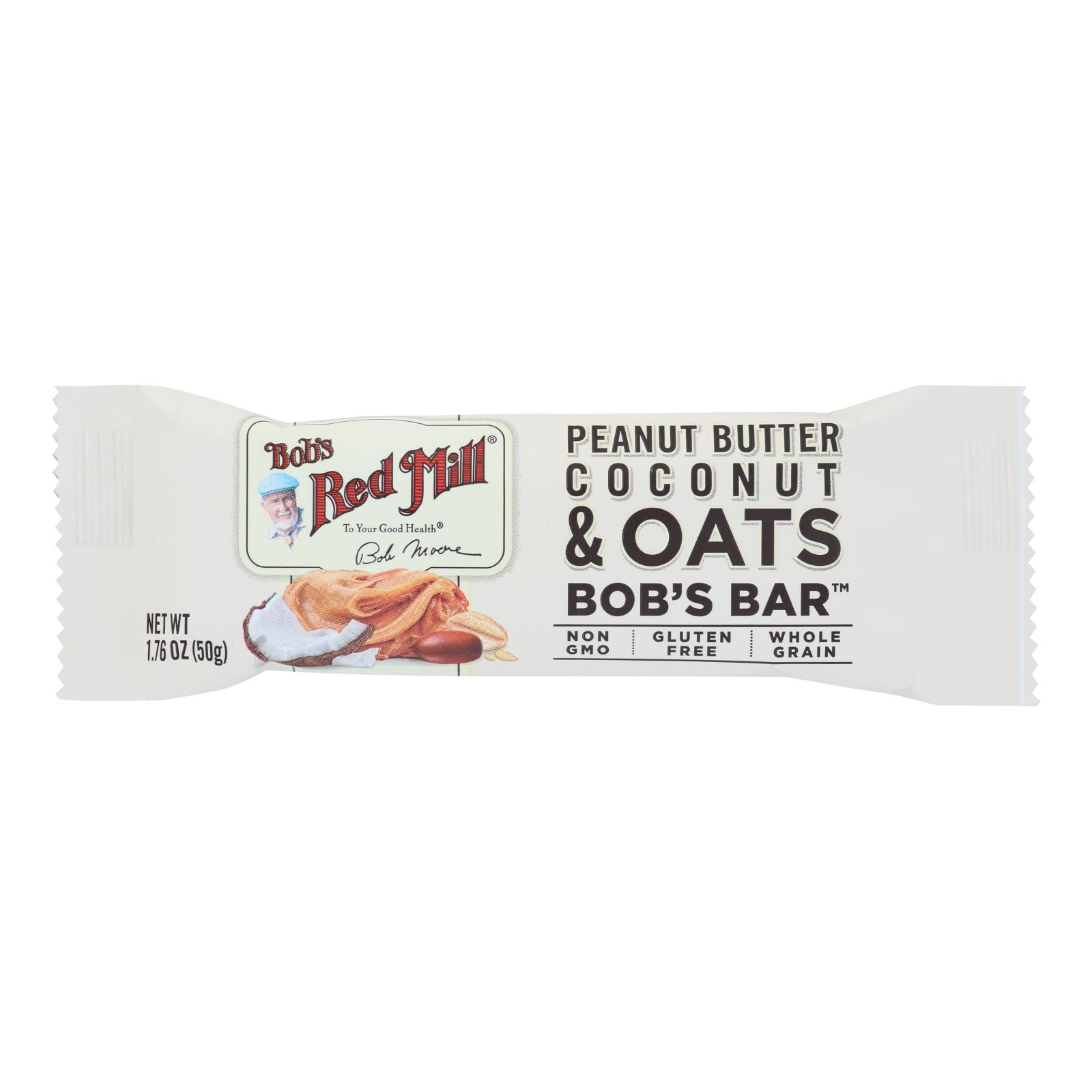 Bob's Red Mill - Bar Pnutbt Coconut Ots - Case Of 12 - 1.76 Oz - GreatEagleInc
