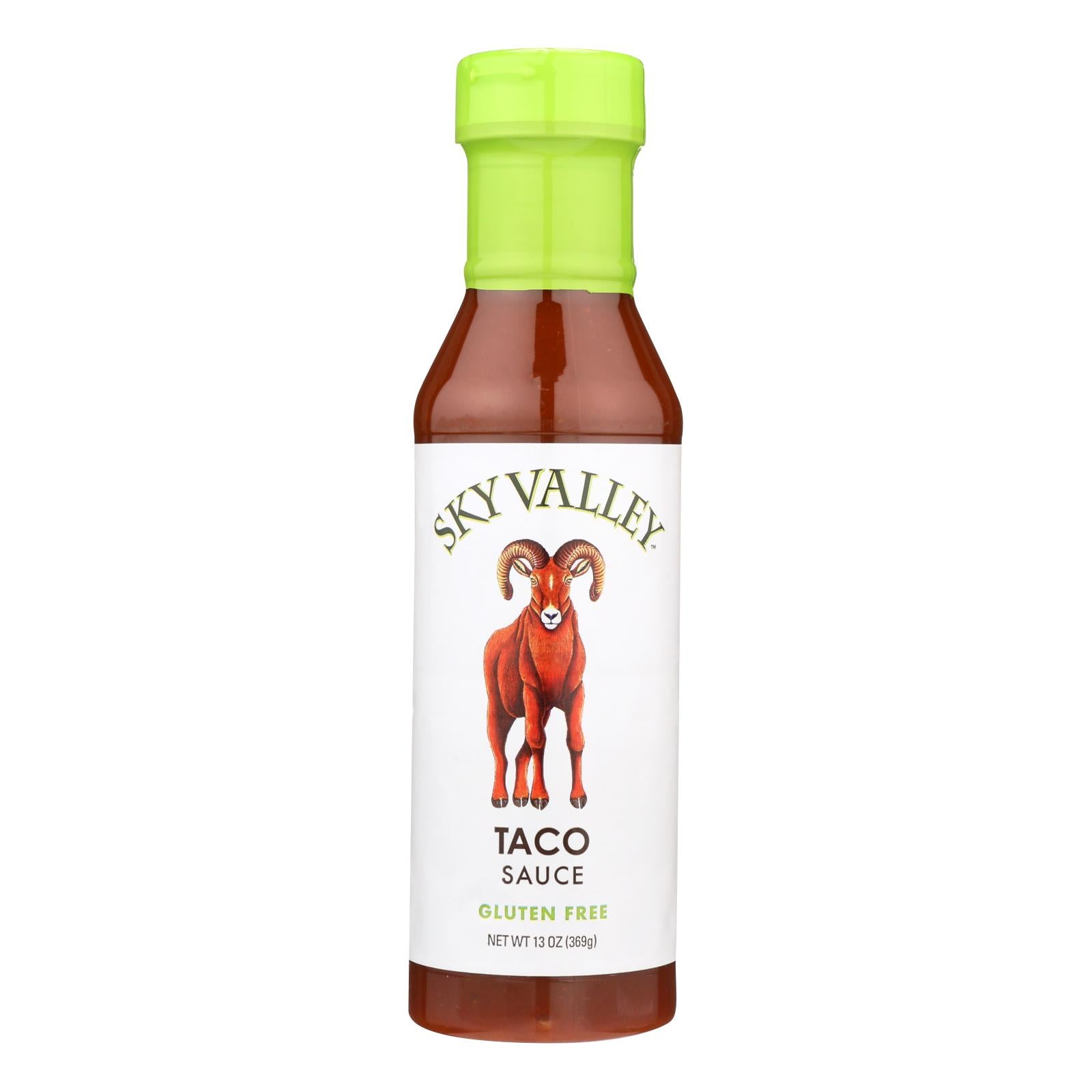 Sky Valley Taco Sauce  - Case Of 6 - 13 Oz - GreatEagleInc