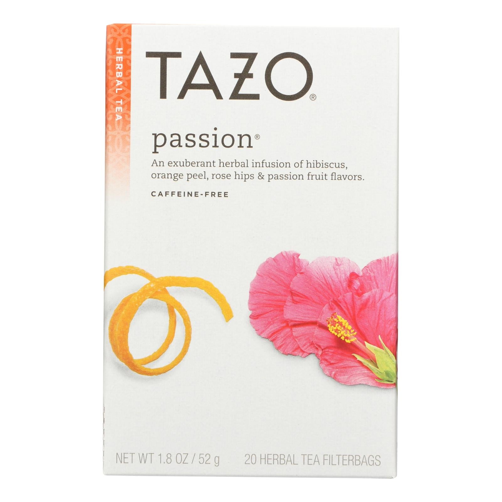 Tazo Tea Herbal Tea - Passion - Case Of 6 - 20 Bag - GreatEagleInc