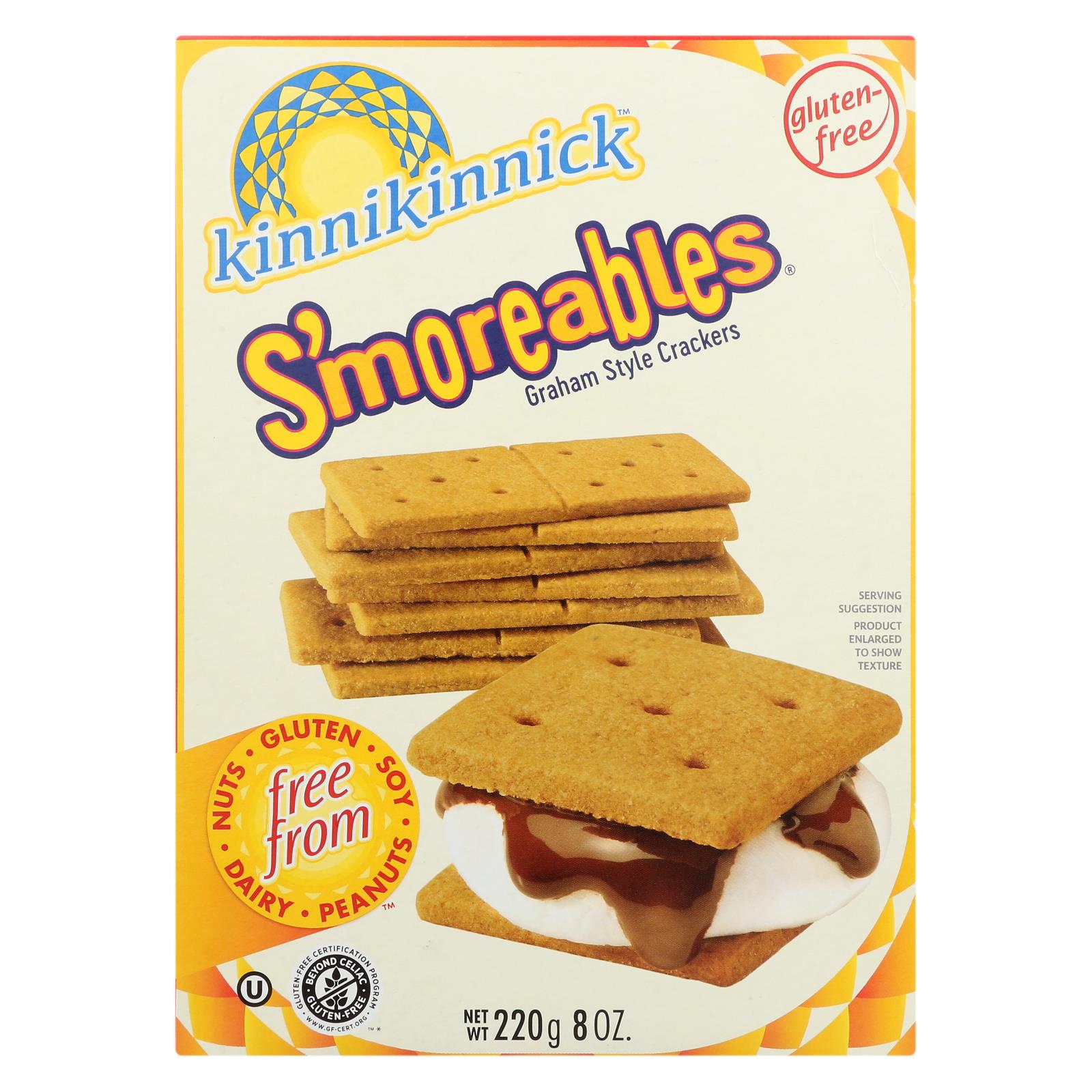 Kinnikinnick Graham Style Crackers - Case Of 6 - 8 Oz. - GreatEagleInc