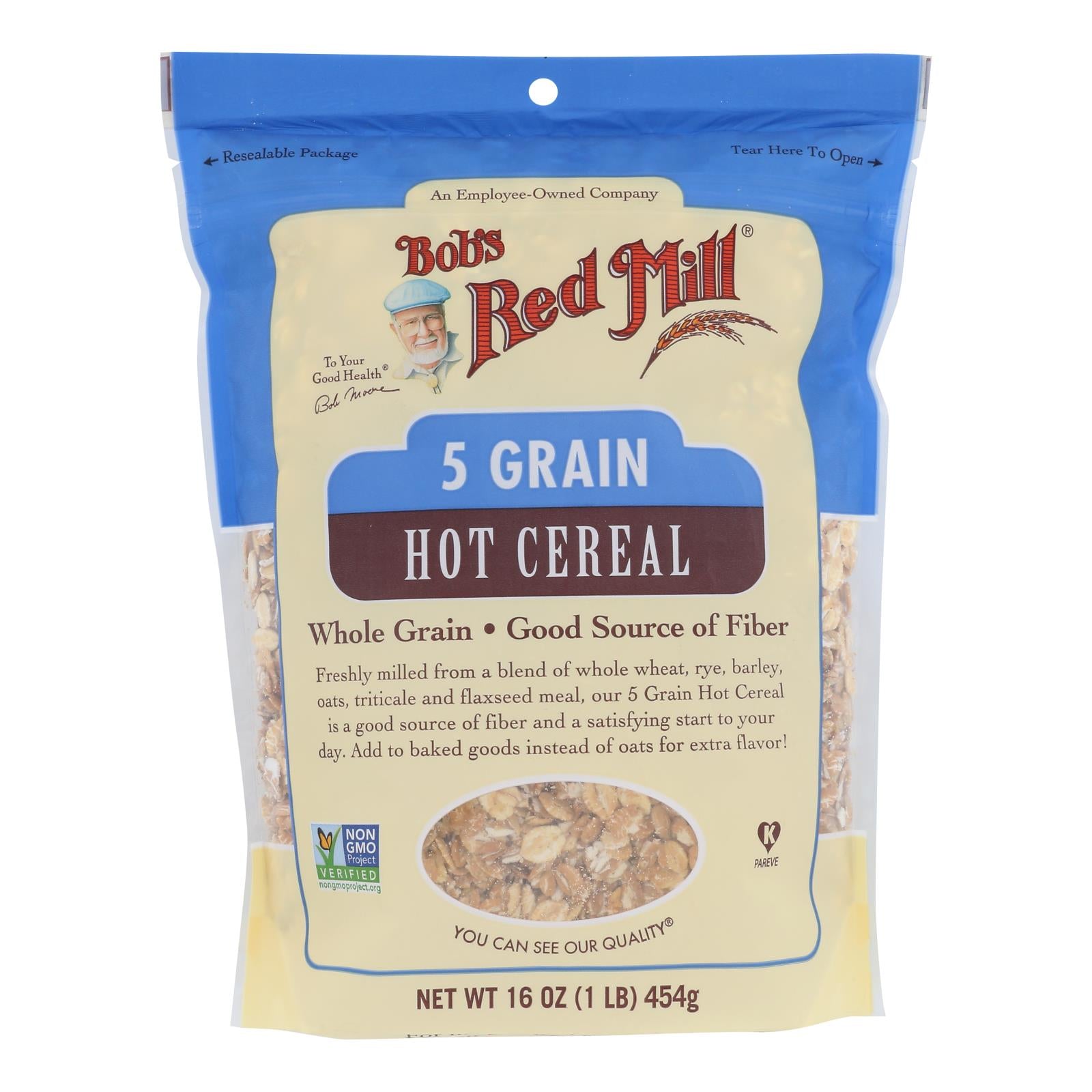 Bob's Red Mill - Cereal 5 Grain Rolled - Case Of 4-16 Oz - GreatEagleInc