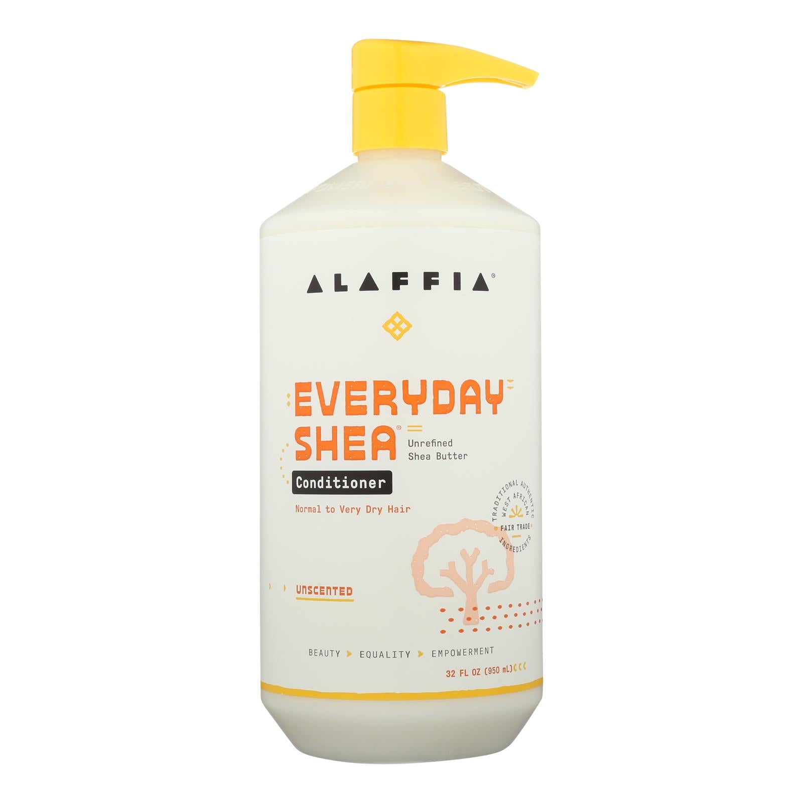 Alaffia Everyday Shea Moisturizing Unscented Conditioner  - 1 Each - 32 Fz - Home & Garden