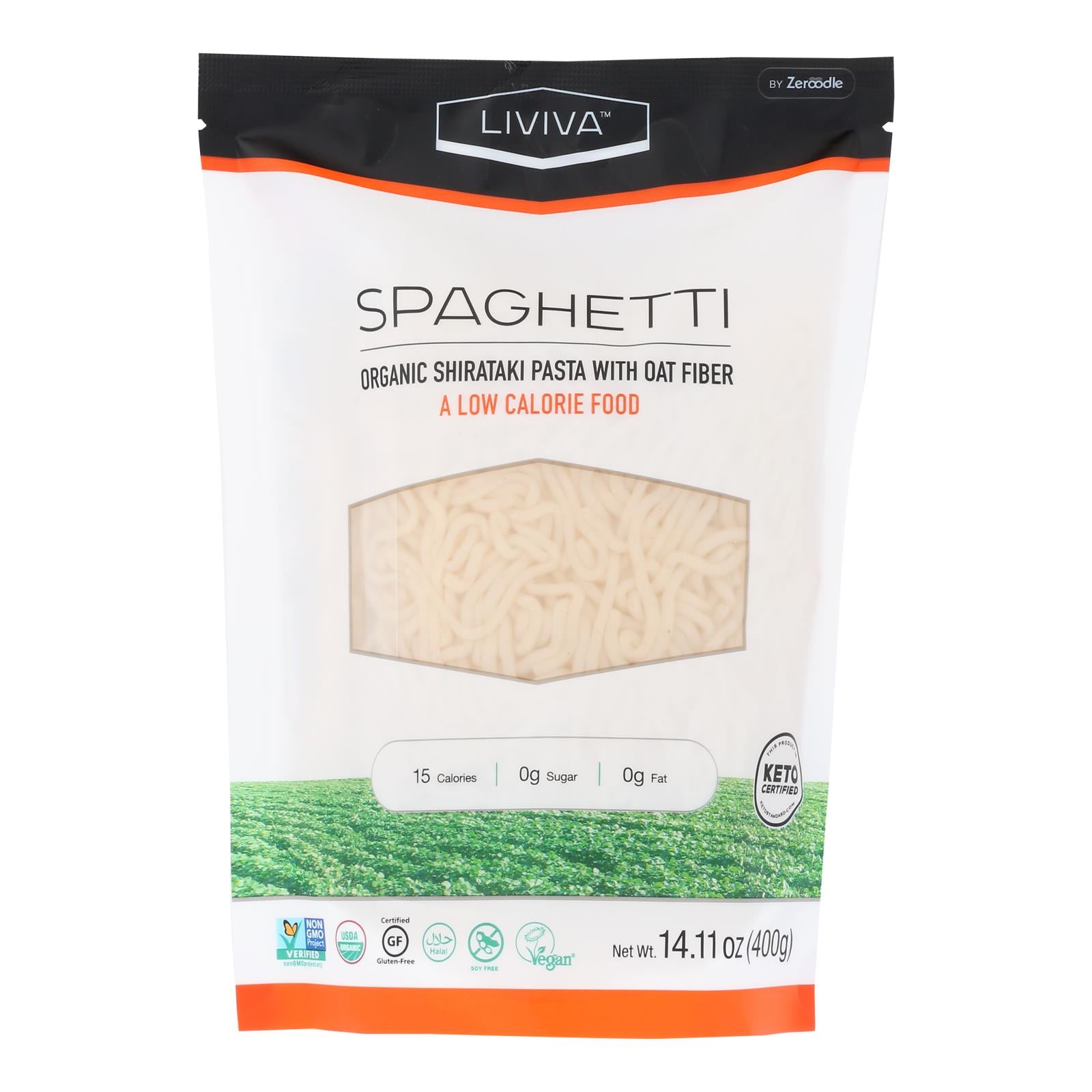 Liviva - Spaghetti Shiratki - Case Of 6 - 14.11 Oz - GreatEagleInc