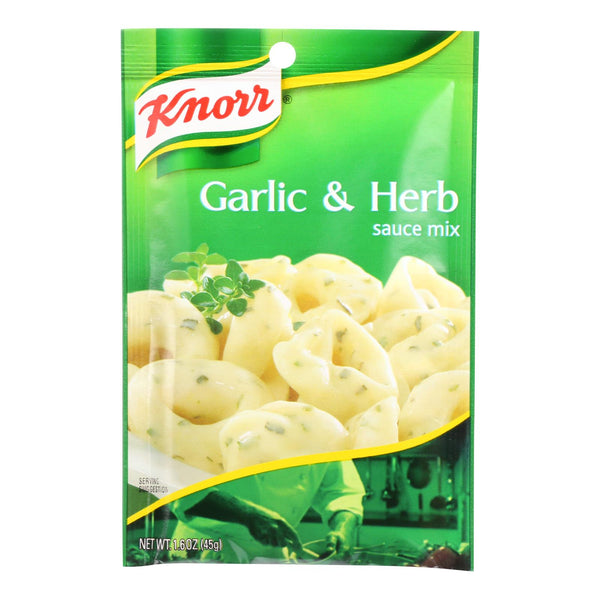 Knorr Sauce Mix - Garlic And Herb - 1.6 Oz - Case Of 12 Default Title