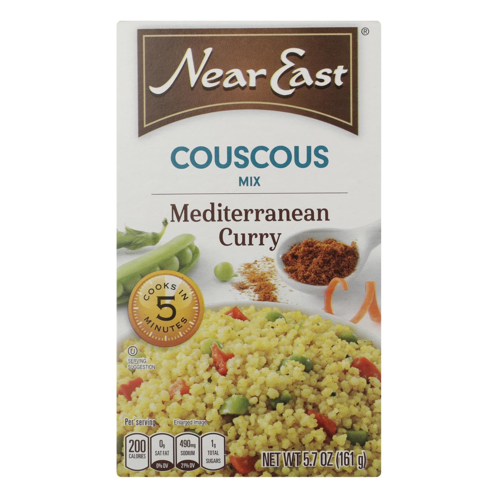 Near East Couscous Mix - Mediterranean Curry - Case Of 12 - 5.7 Oz. - GreatEagleInc