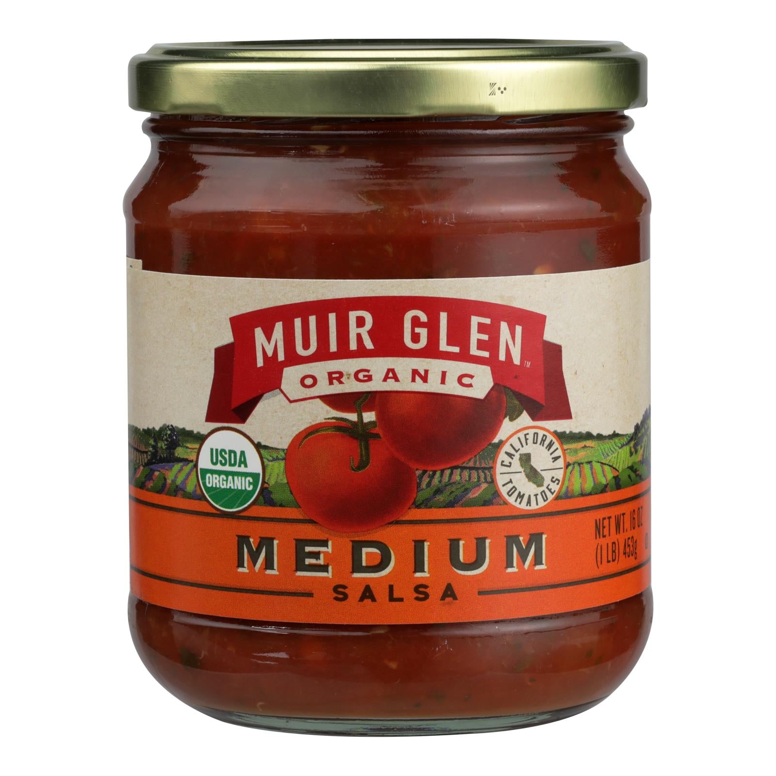 Muir Glen Organic Medium Salsa - Tomato - Case Of 12 - 16 Oz. - GreatEagleInc