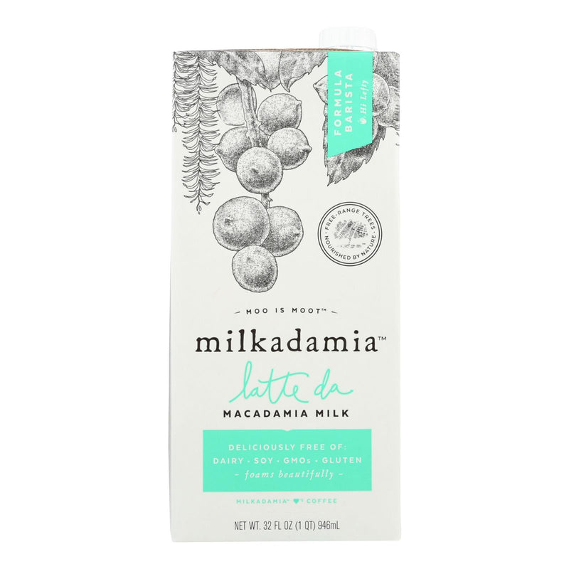 Milkadamia Macadamia Milk In Latte Da Barista - Case Of 6 - 32 Fz - GreatEagleInc