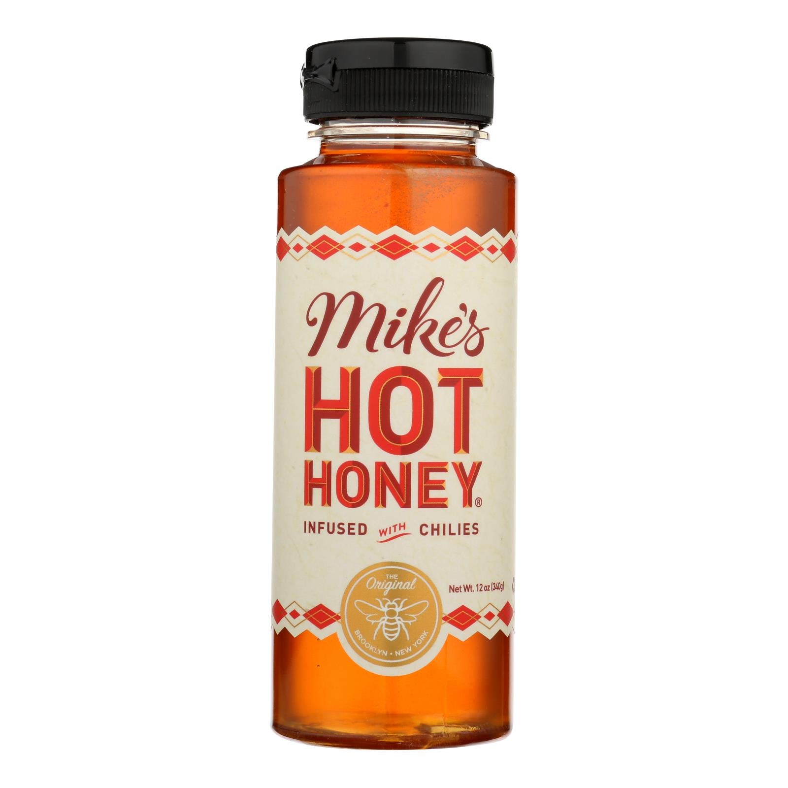 Mike's Hot Honey Infused With Chilies  - Case Of 6 - 12 Oz - GreatEagleInc