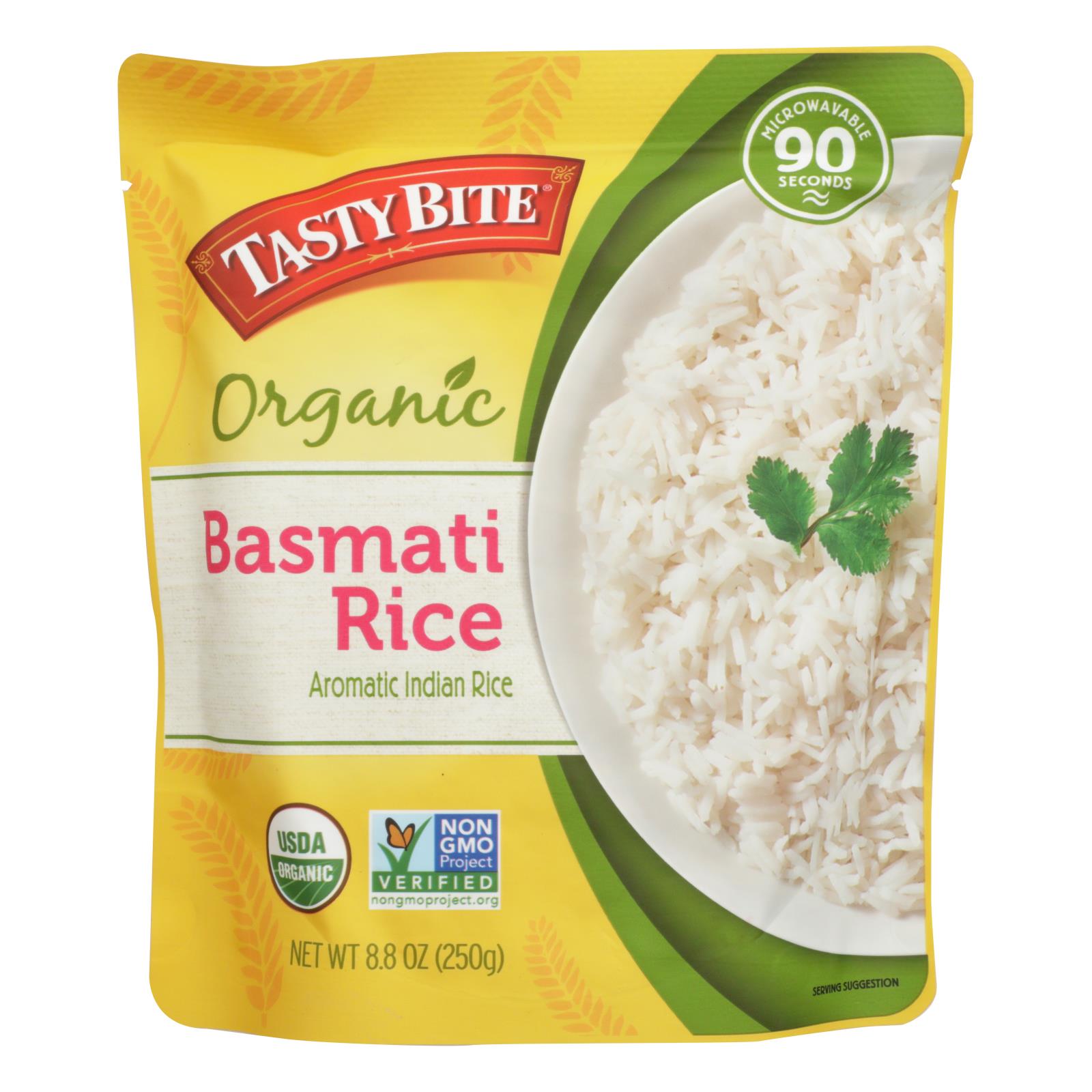 Tasty Bite - Rice Basmati - Case Of 12 - 8.8 Oz - GreatEagleInc
